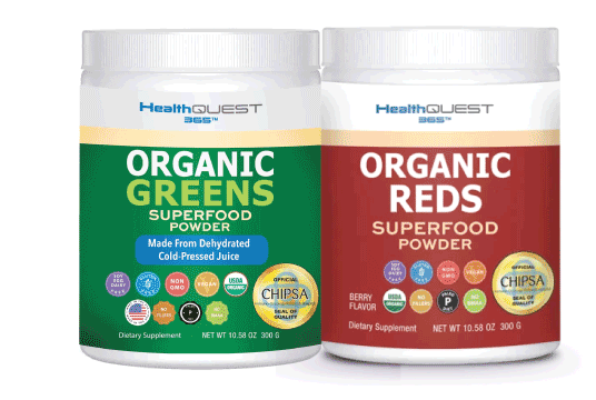 Organic Green & Red