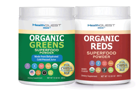 Organic Greens and Organic Reds