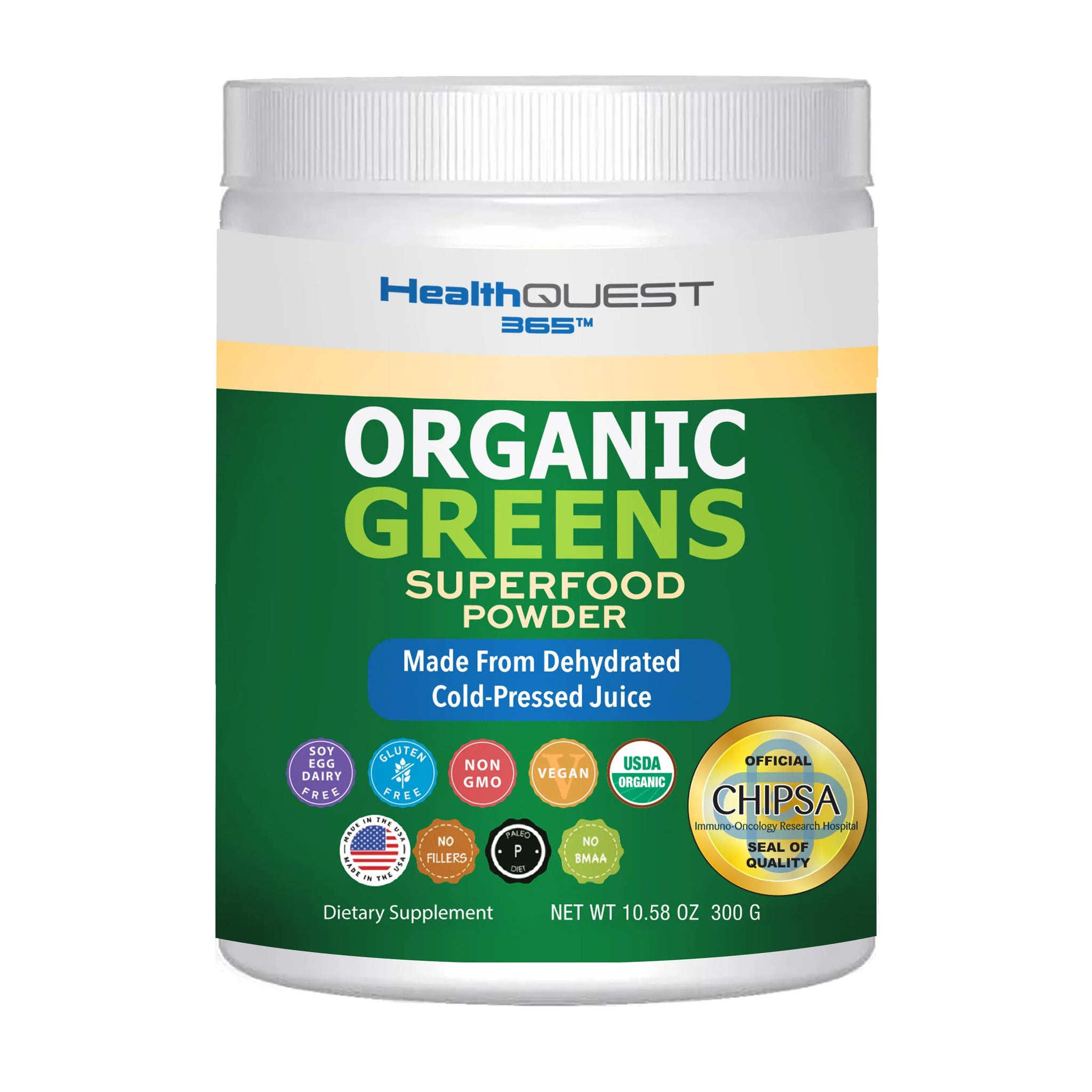 Organic Greens 365™: Best Organic Greens - Health Quest 365