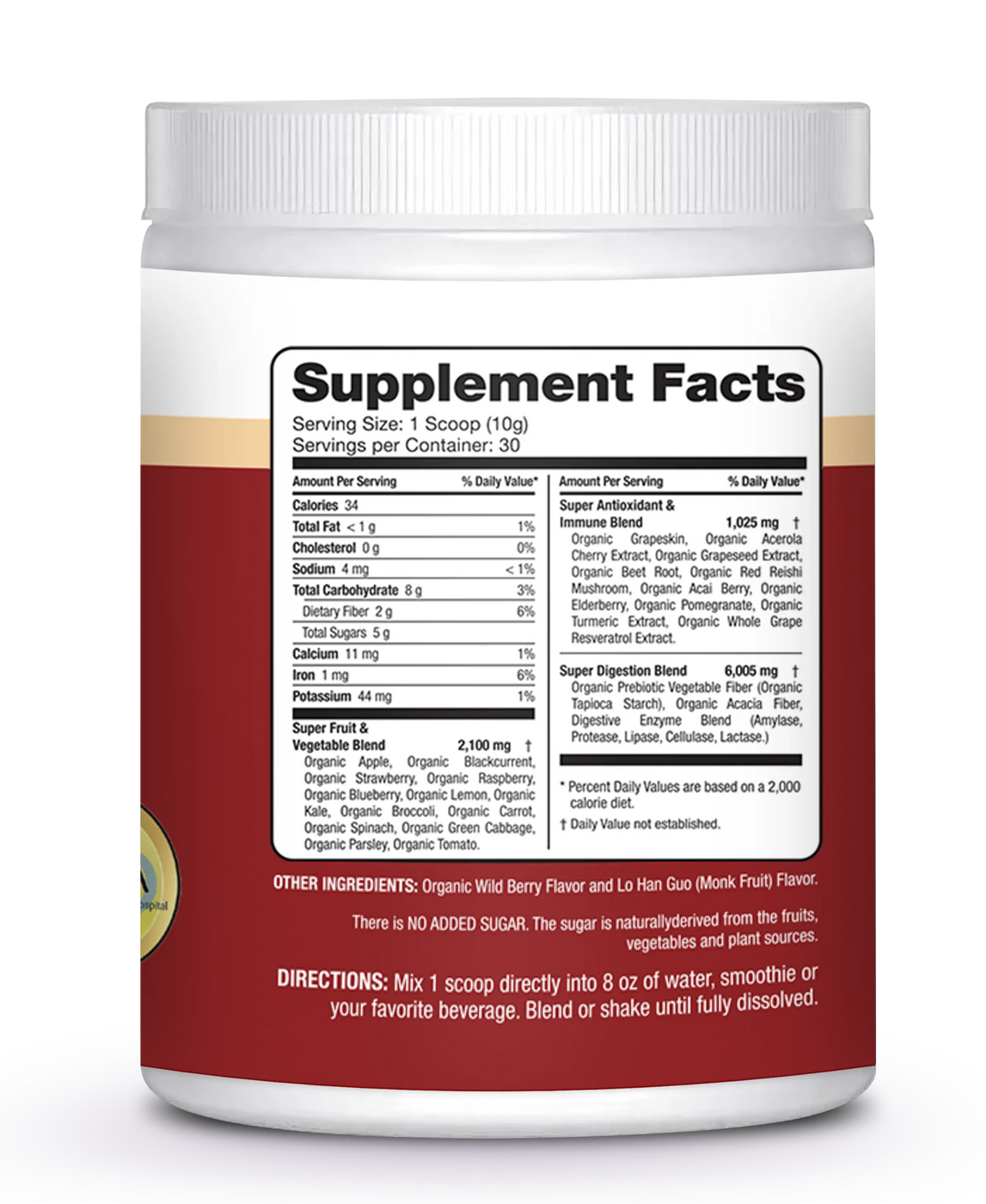 Organic Reds 365 - 6 Bottles 17.50% Off Auto renew healthquest365