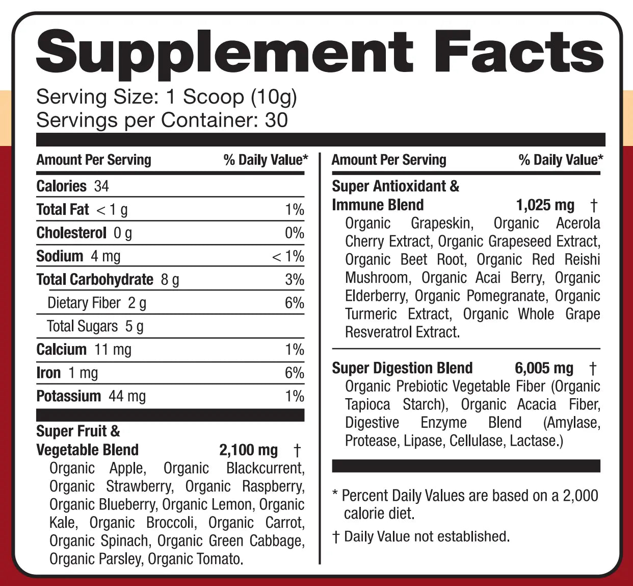 Organic Reds 365 - 6 Bottles 17.50% Off Auto renew healthquest365