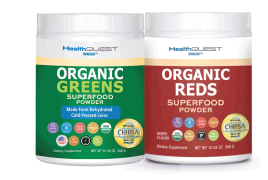 Organic Greens and Organic Reds